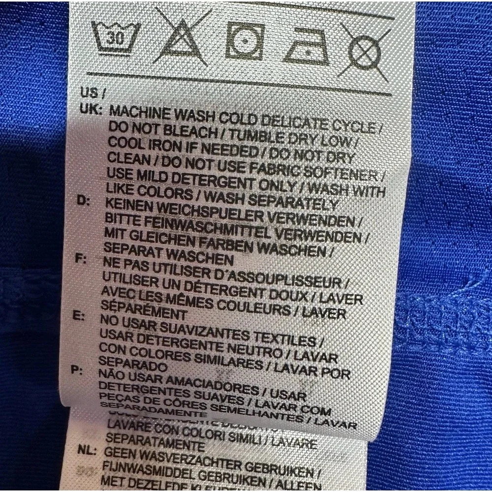 NWT Adidas Aeroready Royal Blue Button Up Polo Shirt Drake Basketball Men's XL‎
